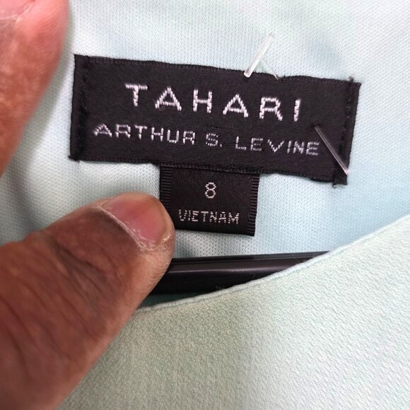 Tahari Arthur S. Levine Women's Colorblock Short Sleeve Professional Dress Size - Picture 5 of 8